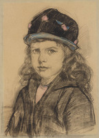 KT 2375
<br/>
Portret van een jong meisje
<br/>
<em>Anoniem NL (20ste eeuw)</em>